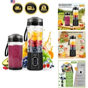 Portable Smoothie Blender 700ML Rechargeable Personal Blender Shakes Smoothies