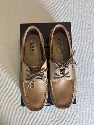 New SPERRY BILLFISH TOPSIDERS Leather Men's Boat Shoes Size 10.5 M. NIB