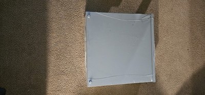 Hoffman A18R186 Screw-Cover Drip-Shield,  With Knockouts, 18x18x6, Gray, Steel