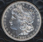 1881-S PL MORGAN SILVER DOLLAR ~ MINT STATE BU PROOFLIKE CONDITION ~ 1c START