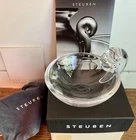 STEUBEN-John Dreves for Steuben Mid-Century Modern MCM Olive Bowl-Signed