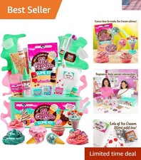 Chocolate-Scented Ice Cream Slime Kit for Imaginative Play - Gift for Girls