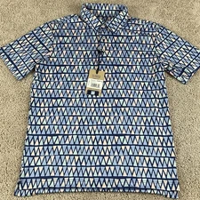 Chubbies Polo Shirt Mens Small Performance The Triangu-Later 2.0 Golf NWT T524