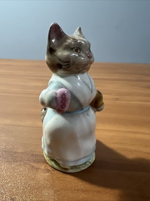 Vintage Beswick England Beatrix Potter Tabitha Twitchett Cat Figurine 1961