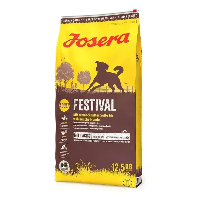 12,5 kg JOSERA Festival mit Lachs und Soße adulte wählerische Hunde + Geschenk - Bild 2 von 4