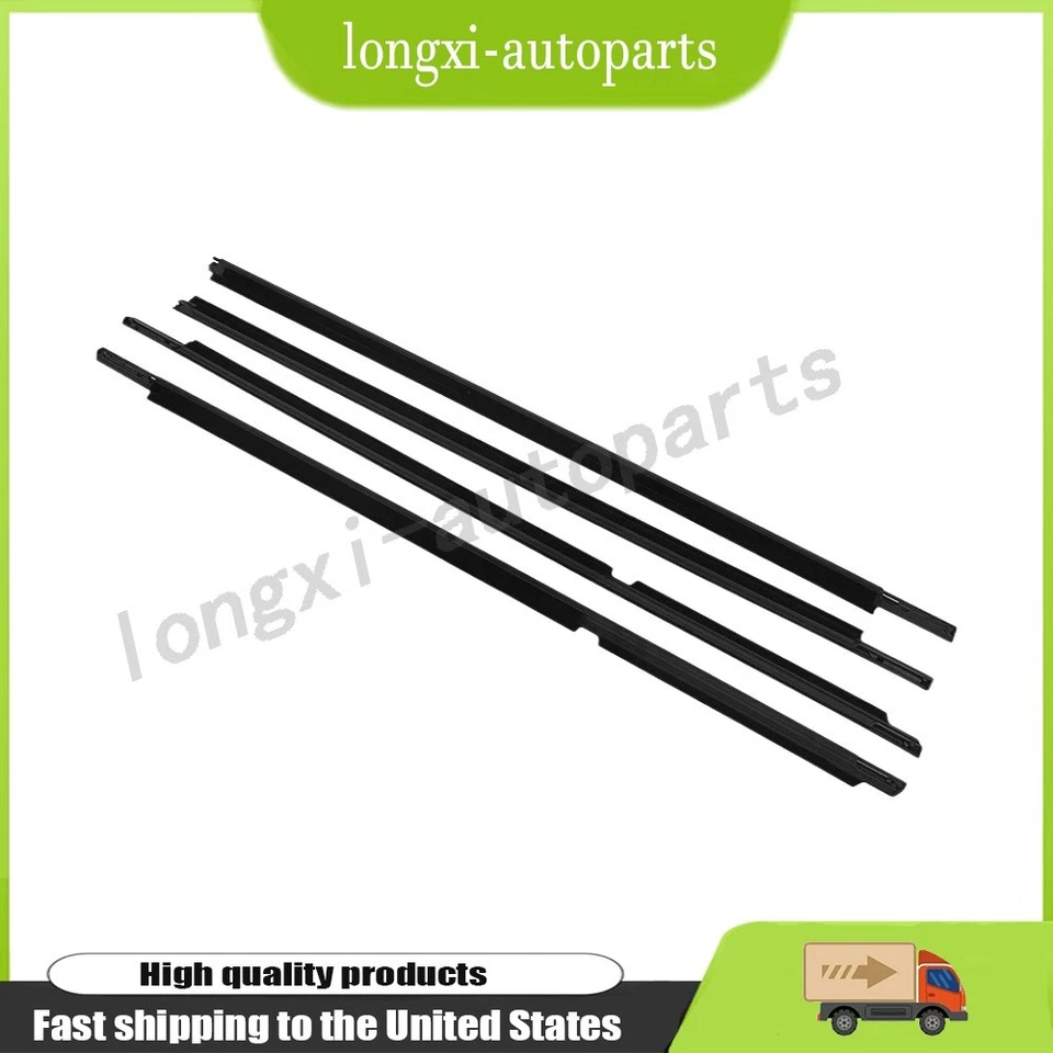 Juego de molduras de cinturón de ventana de puerta delantera y trasera para Toyota Lexus RX330 RX350 Foto 3 de 4