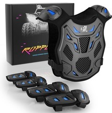 Roppongi Kids Dirt Bike Gear, Motocross Armor Body Suit For Boys And Girls