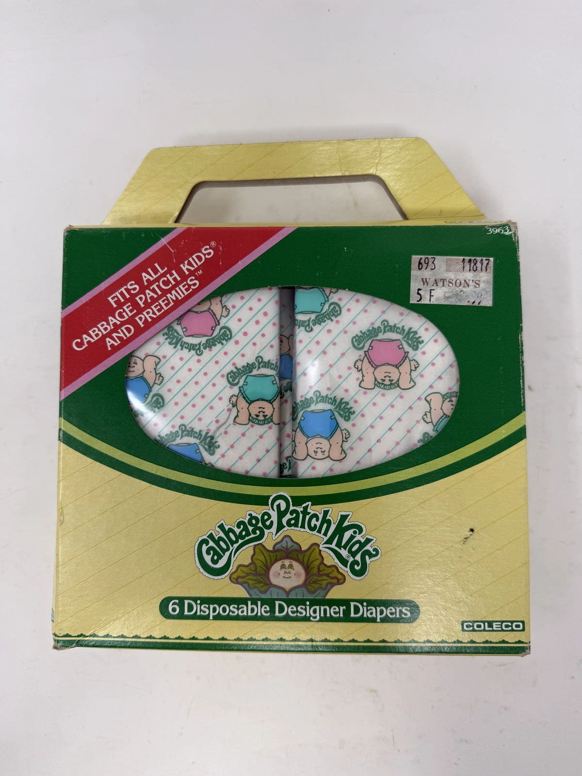 Cabbage Patch Kids Disposable Diapers 6 Pack New