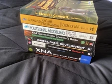 Game Programming, Modeling, XNA, Blender, Torque X, Direct X, Lot of 7 Books