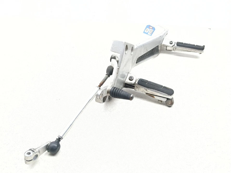 06-12 Yamaha FJR 1300 lado izquierdo conductor pasajero clavija de pie con palanca de cambios Foto 4 de 4