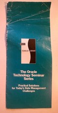 The Oracle Technology Seminar Series brochure...