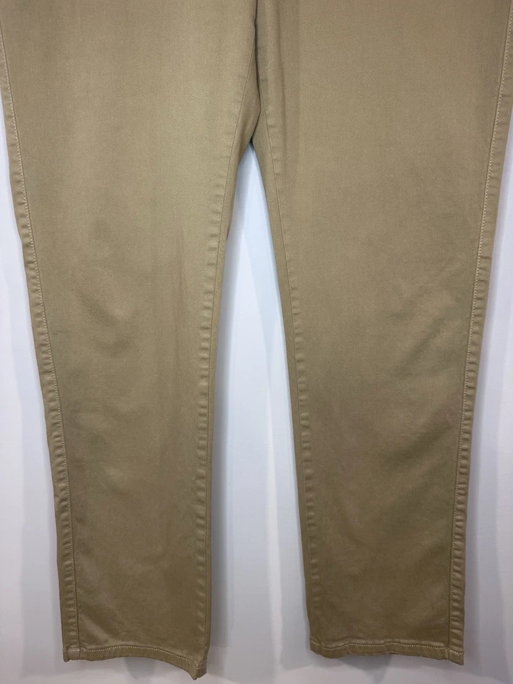 Pantalones Peter Millar Para Hombres 34x32 Caqui Ultimate Satén Corona Elastizados Golf Informales Foto 4 de 4