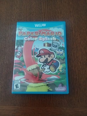 Paper Mario Color Splash  (Nintendo Wii U, 2016)