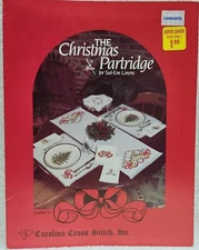 The Christmas Partridge Cross Stitch Pattern Book Carolina Leaflet 41       2H22