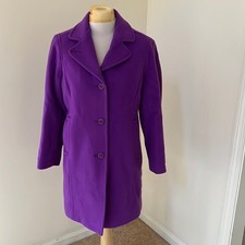 L.l.bean Size 8p Violet Wool Pea Coat
