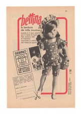 PUBBLICITÀ ADVERTISING WERBUNG ITALIAN CLIPPING 1967 SEBINO BETTINA BAMBOLA