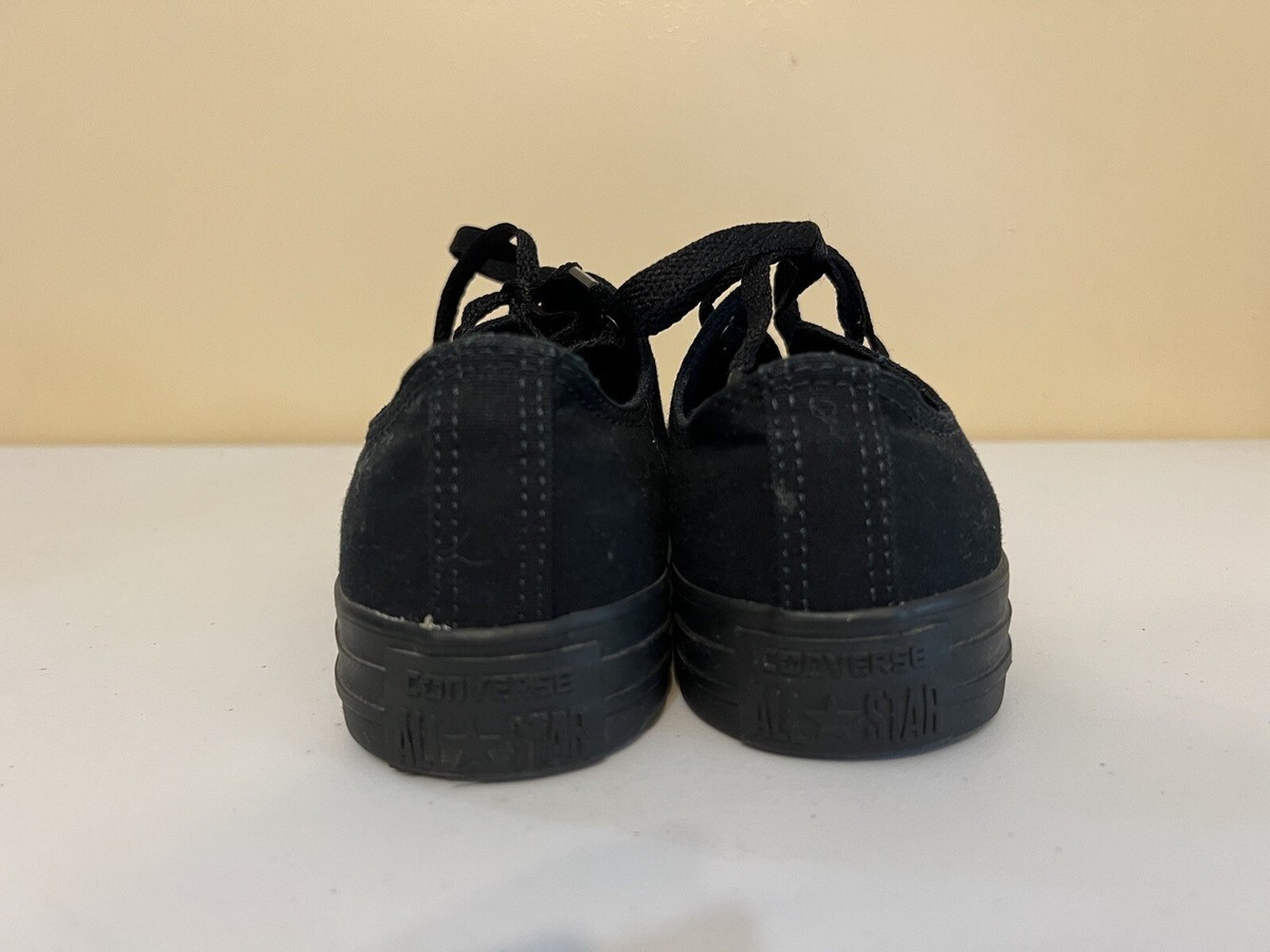 O89 Converse Chuck Taylor All Star Ox Low Top Black Mono M5039