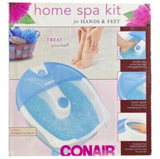 Conair Bubbling Foot Spa Massage Whirlpool Bath with Heat  Paraffin Hands Bath