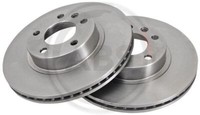 2X A.B.S. 16263 Bremsscheibe Vorne FüR Opel