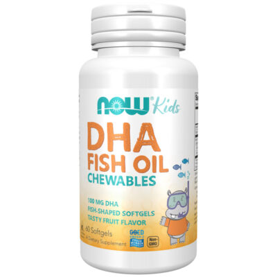 Now Foods, DHA Kids Fish Oil Chewable, 60 Weichkapseln - Blitzversand