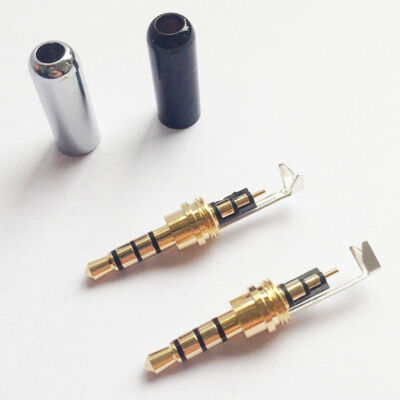5 Pièces 3.5mm 3 Pôles Stéréo Connecteur Métallique 3.5 Plug & Jack
