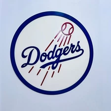 LA Dodgers Baseball 3D Wall Art Multi Layer-Wood for Home Decoration, Man Cave,