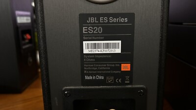 JBL ES20 bookshelf speakers 5