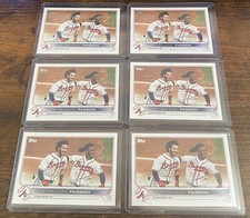 Dansby Swanson Ozzie Albies 2022 Topps Series 2 Postseason Passion #342 Lot (6)