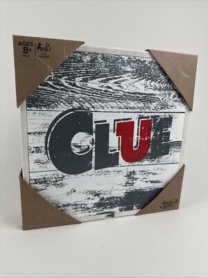 Clue Board Game Collector s Rustic Series Special Edition Hasbro Wood Box NEW