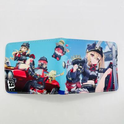 ZZZ Zenless Zone Zero Cartoon Purse ID Credit Card Holder Leather