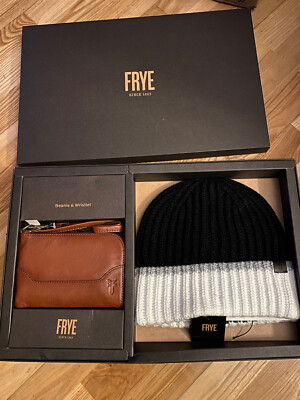 FRYE BEANIE & LEATHER WRISTLET GIFT SET Frye Women main image 4