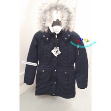Hollister Cozy Lined Down Parka Jacket Coat Navy Blue Womens Size S,m,l