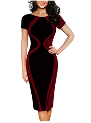 hourglass formal dress Burgundy Iconic Hourglass Long Dress main image 1