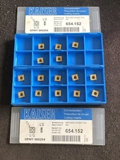 Qty. 15, KAISER SPMT 060204  654.152   Carbide Milling Inserts. Big Kaiser
