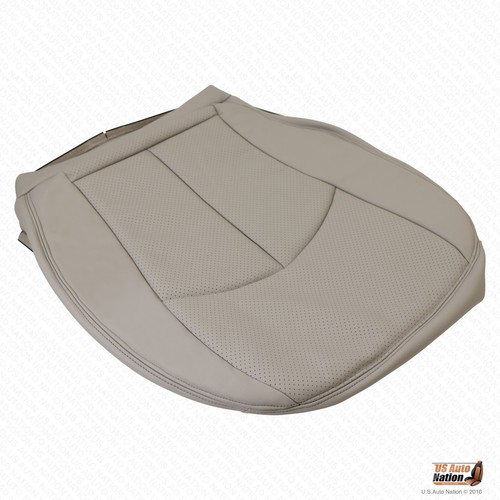 2003-2006 Mercedes E500 Driver Bottom Perforated Leather Seat Cover Ash Gray - Picture 2 of 6