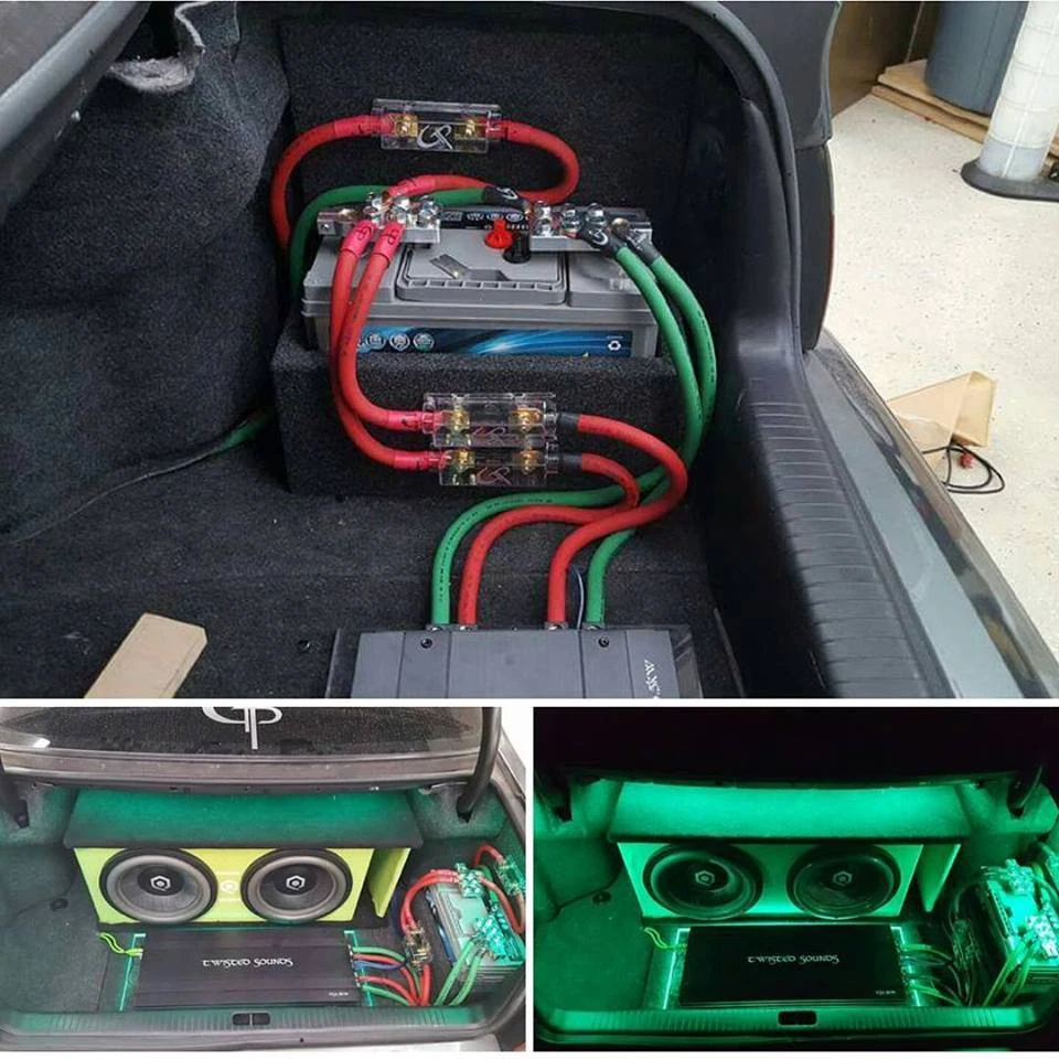 4) ANL Fuse block GP Car Audio w/ 4) 300 amp FUSES. fuse holder - Image 3 of 3