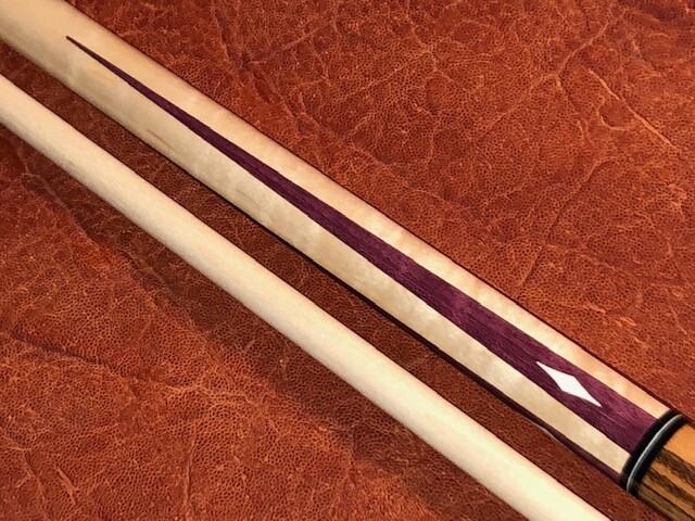カスタムキュー　オリビエ Jerry Olivier Custom Pool Cue With One Shaft. Wrap-less Cue
