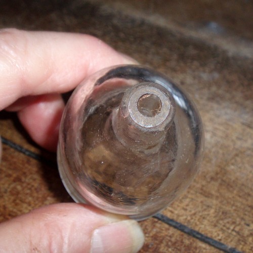HAND BLOWN PRIMITIVE ANTIQUE MINIATURE GLASS FUNNEL MEDICAL LAB PHARMACY - Picture 9 of 17