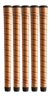 SET of 5 - Winn OVERSIZE  Dri-Tac Wrap Grips COPPER 7DTWR-CP 