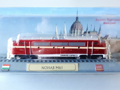LOKOMOTIVE ''DONUBE EXPRESS'' NOHAB M61 Sammlung Ungarn Russisch Miniatur