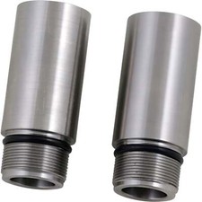 CYCLE VISIONS 0404-0544 CV7137 Fork Tube Extensions 39 mm - extends +3" - chrome