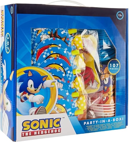 Sonic The Hedgehog Kids Party Theme in a Box Kit 107pcs Balloons Decorations - Picture 6 of 6