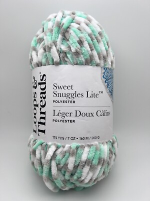 Loops & Threads, Sweet Snuggles Lite, 7 OZ, Color: Dusty Mint Multi SL11