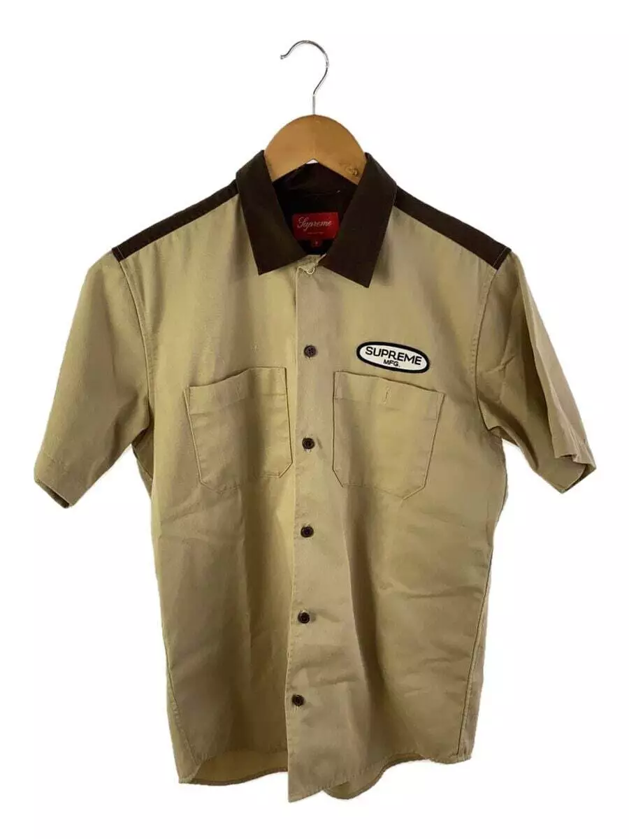 Chemises manches courtes Supreme Work coton beige S occasion