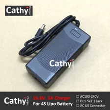 EU 16.8V 3A Li-ion Lipo Lithium Ion Battery Smart Charger with 5.5*2.1mm DC plug