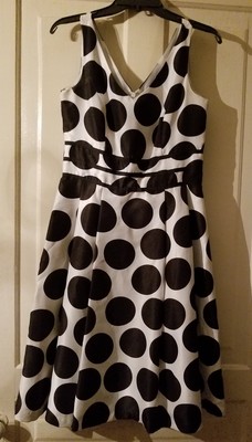 Black And White Polka Dot Dress Dress Barn Ebay