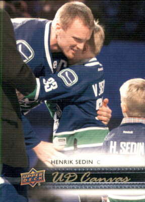 2014-15 Upper Deck Series 1 UD Canvas  #C83 Henrik Sedin - Vancouver Canucks