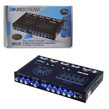 Soundstream MPQ-5V Equalizzatore Parametrico Auto 5 Bande con Indicatore Livello di Tensione