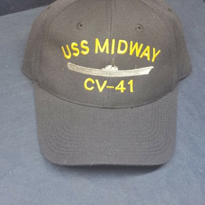 Vintage USS Midway CV-41 Ball Cap Hat 