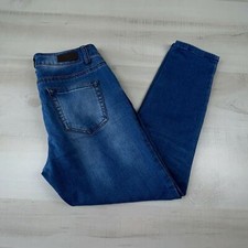 Kenneth Cole Reaction Womens Jeans 8 Skinny Medium Wash Denim Mid Rise Stretch